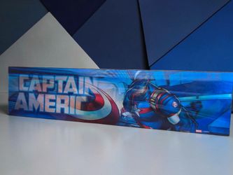 Captain America Halogram Wall Art 7 x 27 inches