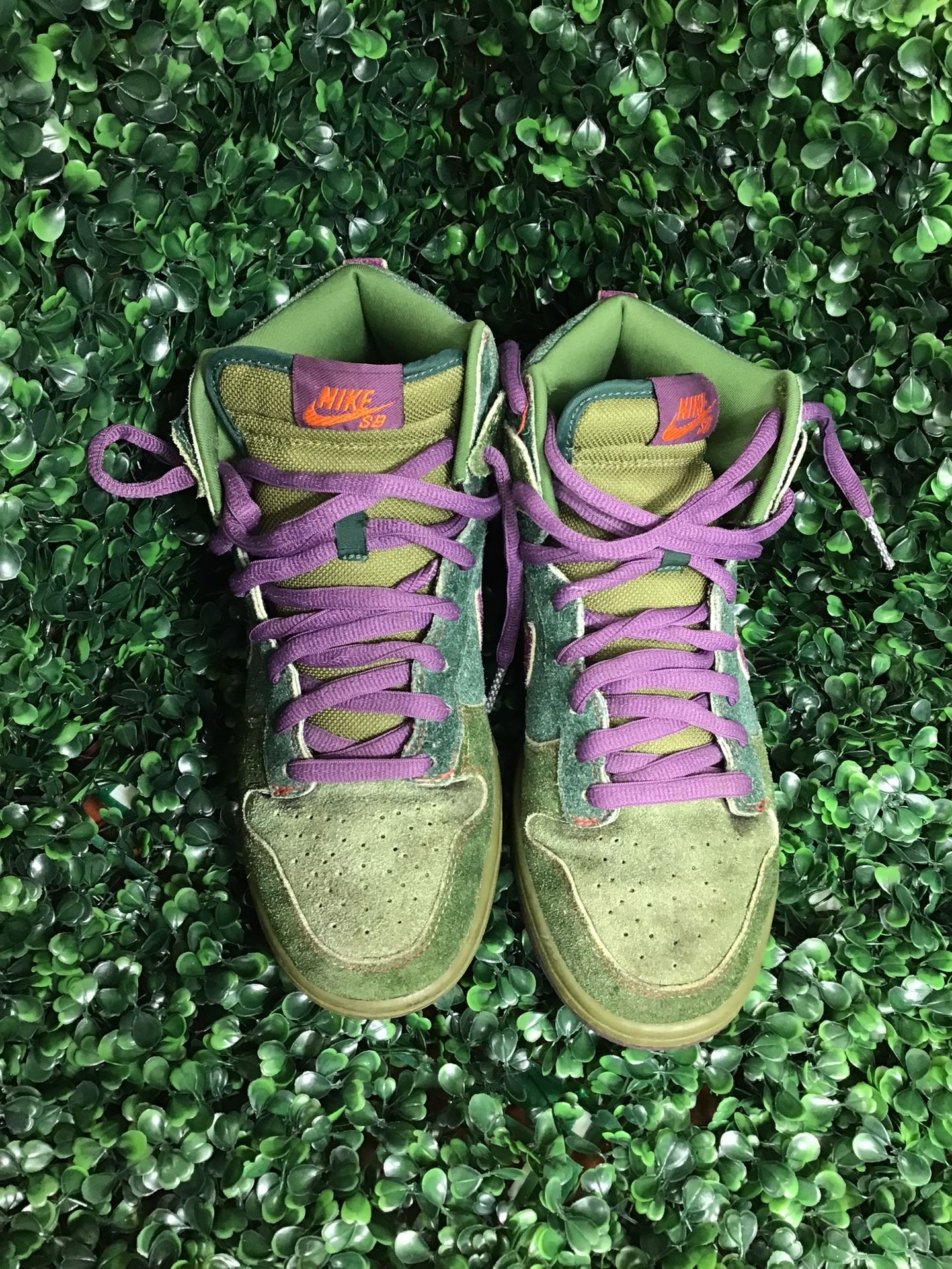 Nike SB Dunk High “Skunk 420”