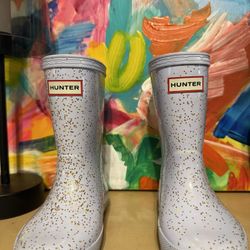 Clean Toddler Girls  Hunter Boots 