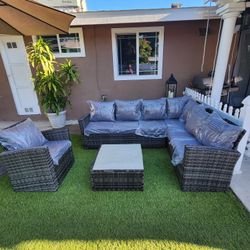 New Patio Set / Outdoor Furniture/ Sectional Set. 