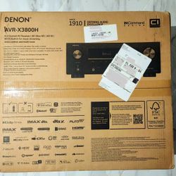 Denon X3800H 9.4ch/8k Home Theater Receiver NEW in Box