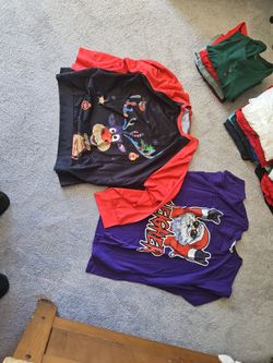 Christmas Graphic T-Shirts Lot of 2