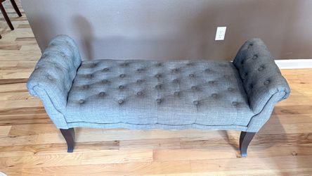 Dark Grey ottoman