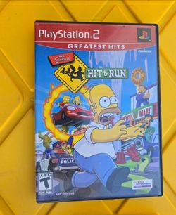 Playstation 2 The Simpsons Hit Run Video Game