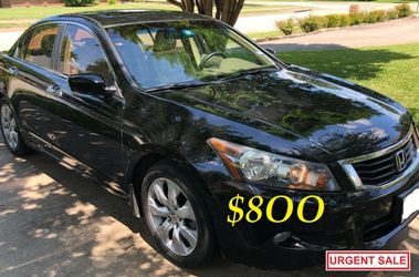 🟢💲8OO I'm selling urgent! 2OO9 Honda Accord Runs and drives great. Clean title in hand! Mechanically perfect! very strong V6🟢