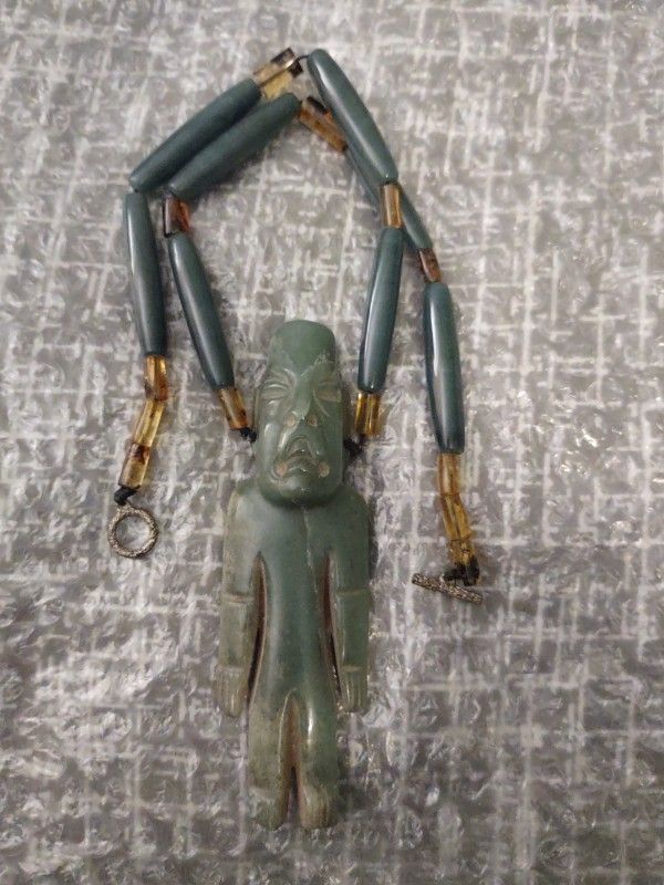 Aztec Mayan Olmec Jade Gemstone Necklace,All Products : American Fashion Style Bags On Sale