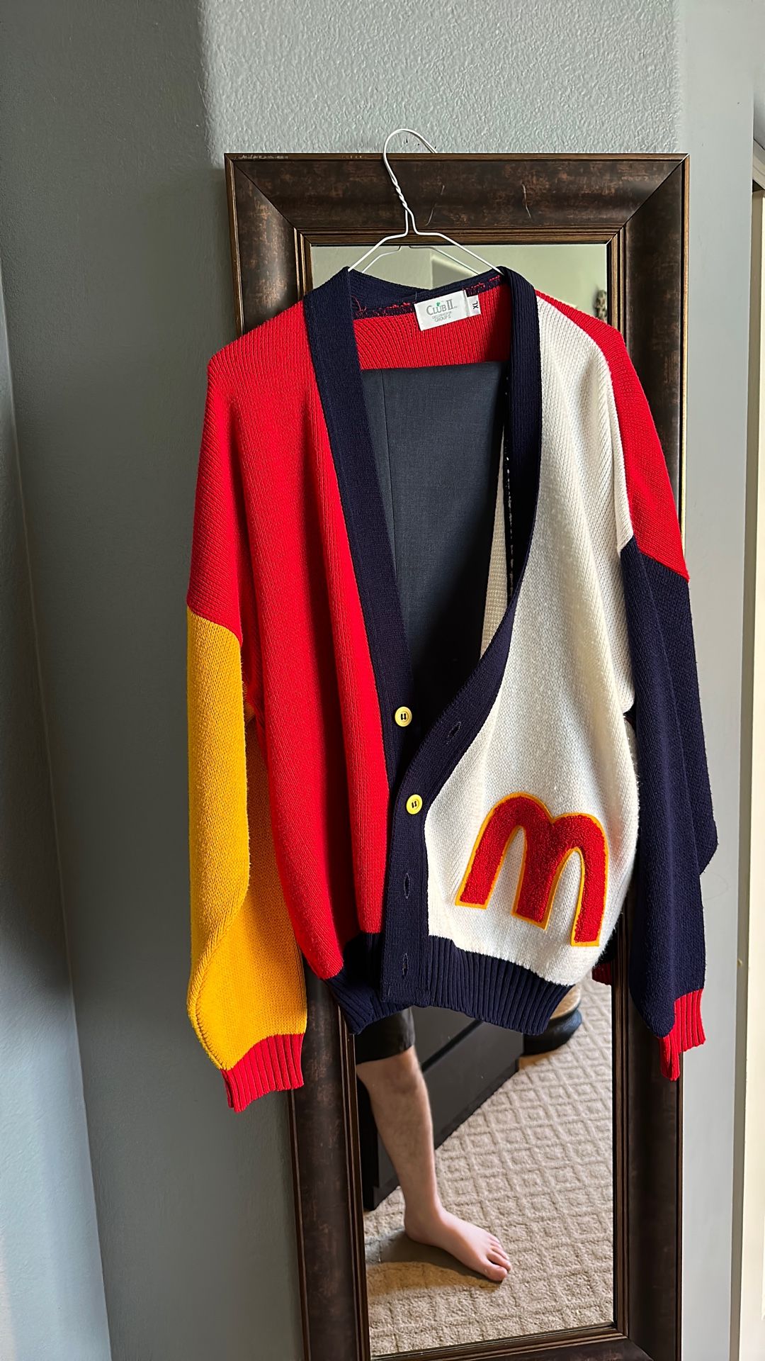 Vintage McDonalds cardigan