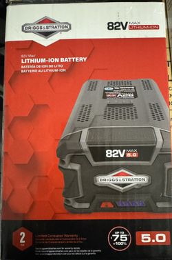 Briggs & Stratton 82V 5.0aH Max Lithium-Ion Battery (NEW)