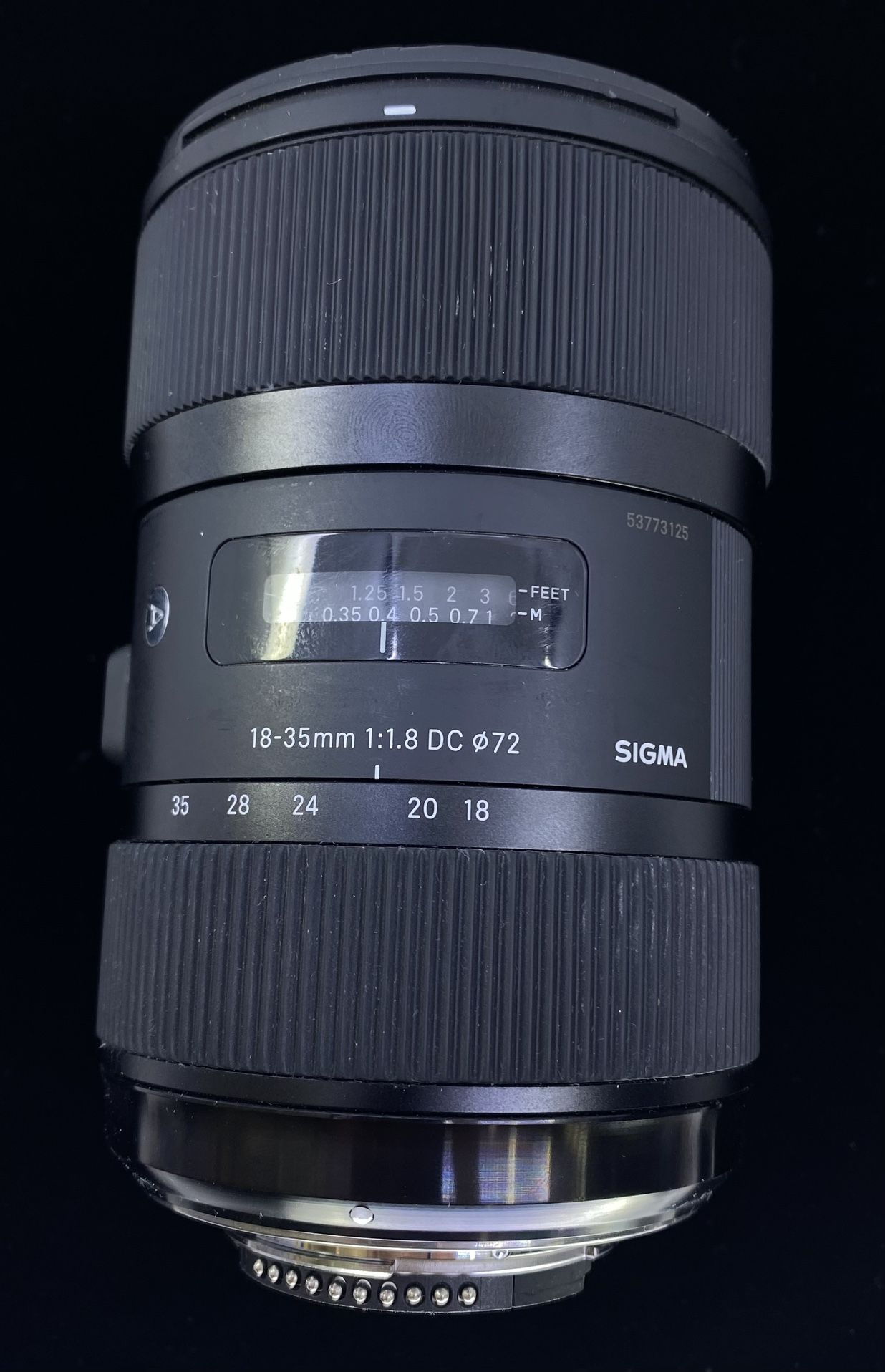 Sigma 18-35mm F1.8 HSM Lens High Speed Zoom Lens