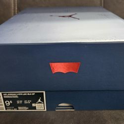 Jordan 3 Levi Black 9.5 $250