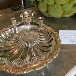 Countess By INTNL Silver Co Clam Bowl Centerpiece