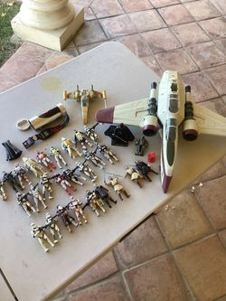 Star Wars Action Figures, Clone Troopers, Anakin Skywalker, Obi-wan Kenobi, Count Duku, Clone Fighter (acr-170), Rebel Fighter, Darth Vader And More