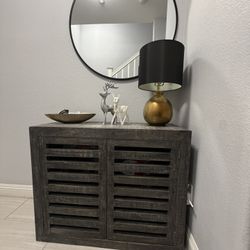  Wood cabinet / entry console