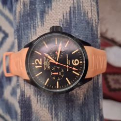 Invicta force 1 orange and black watch