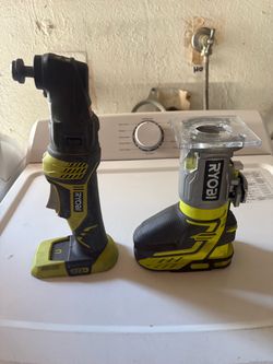 Ryobi oscillating tool and router