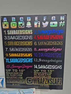Vinyl decals stickers