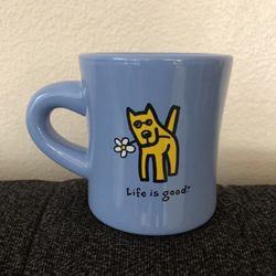 Life is good coffee mug, blue! Do what you like. Like what you do 