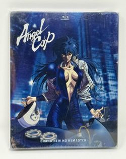 Angel Cop Blu-ray 2022 Remastered Steelbook w/ Slipcover NEW Sealed
