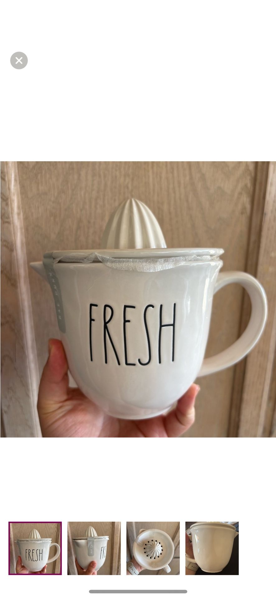 Rae Dunn Fresh Ceramic Juicer