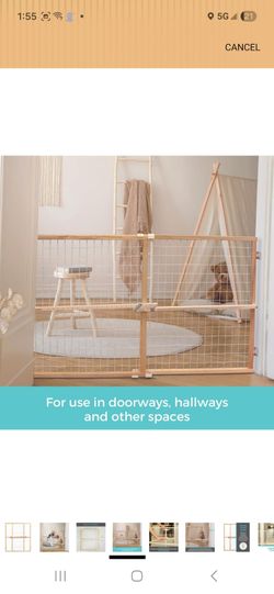 BABY GATE - EXTRA WIDE MESH GATE  W29.5" - 50"  X  H31"