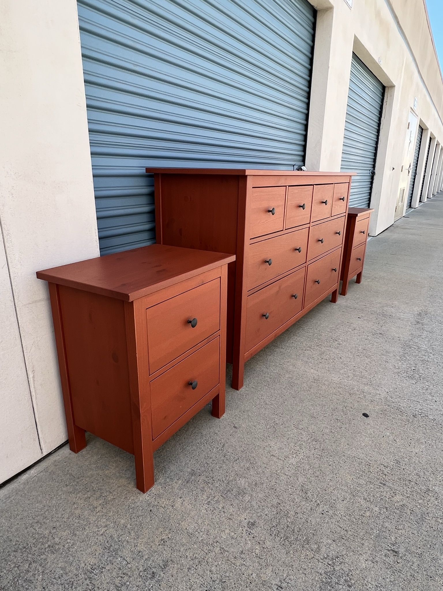 IKEA Hemnes Dresser Eight Drawer And Two Nightstands. Free Delivery!!! for Sale in San Diego, CA - OfferUp IKEA Hemnes Dresser Eight Drawer And Two Nightstands. Free Delivery!!! for Sale in San Diego, CA - OfferUp