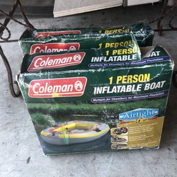 Coleman 1 Person Inflatable Boat (2)