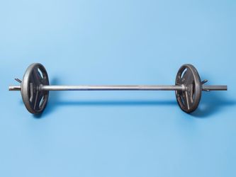 Barbell with 36 lbs of Weight Plates