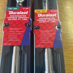 Duralast Micrometer Torque Wrench 50-250