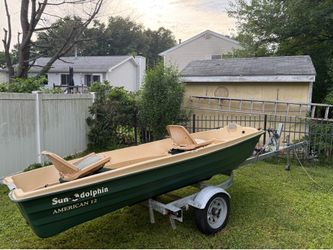 Sun dolphin American 12FT BOAT+ TRAILER
