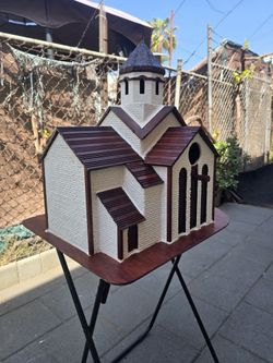 Custom Bird House Represting Armenian Culture (Church)