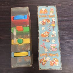 Vintage 1971 Fisher-Price Tumble Tower (#118) Marble Maze Toy Set of 2
