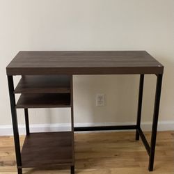 Desk with Shelves