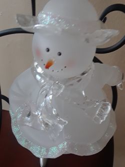 snowman on skate new