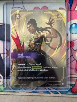 Riftbound Vendetta - Mel Defiant Soul Overnumbered 188/166 NM