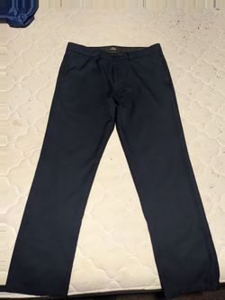 Men's Hager Navy Blue Dress Pants 36x32
