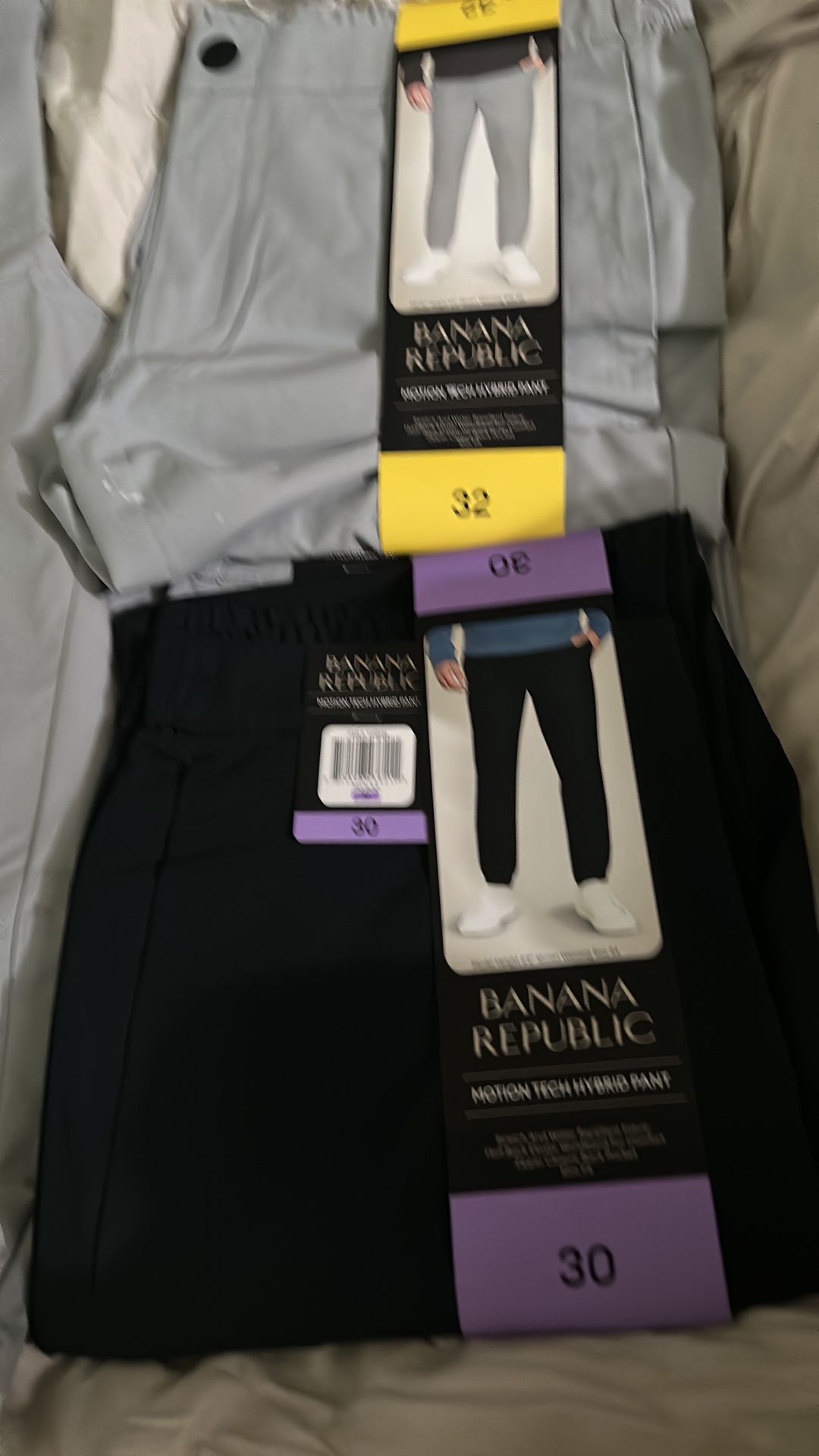 Pantalones Para Hombre Banana Republic Solo Tallas 32 34 Colores Azul Y Gris 