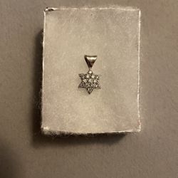 Feri Abbey Necklace Pendant 950 Siledium Sterling-Star Of David Design