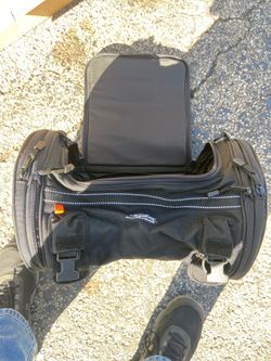 Silver Streak duffle style bag for motorcycle!