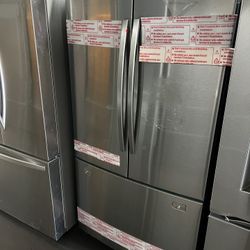 New Open Box Samsung French Style Stainless Steel Refrigerator