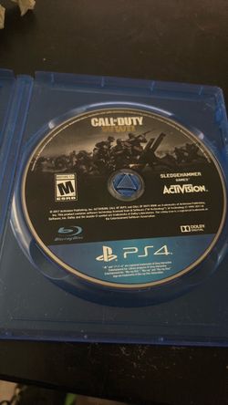 Call of Duty WWII PS4 Game Disc