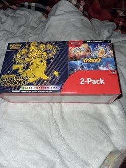 Pokémon surging sparks etb+booster bundle