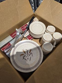 Dinnerware Set. Homer Laughin Weat Dinner Plates