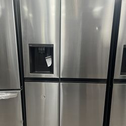 Out Of Box / Dents Or Scratches Only. Side By Side Fridge With Dual Ice Maker Now$899 Was$1943