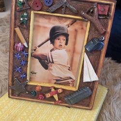 Boy Picture Frame. (portarretratos para niño)