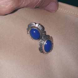 Nice Earrings ( Lapis)