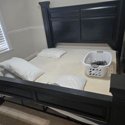 King Size Solid Wood Bed Frame