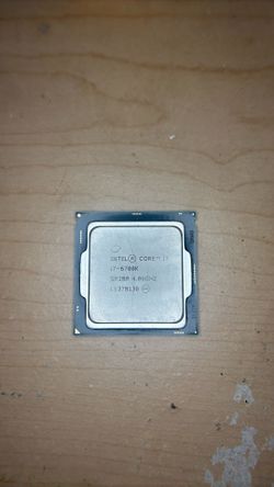 Intel I7-6700K LGA 1151 4.0 GHZ skylake