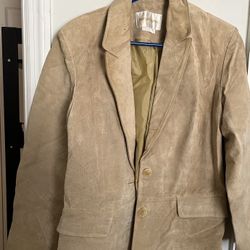 Margaret Godfrey Suede Jacket, Size 14