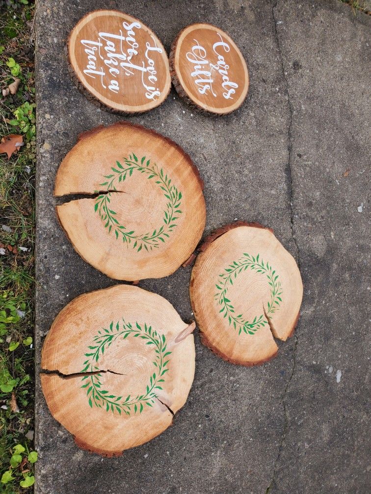 Wedding/Baby shower Wood Slices