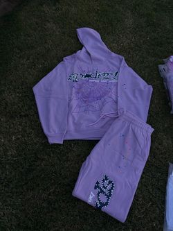 Sp5der Tracksuit Hoodie and Sweatpants Set